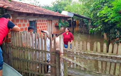 Inundações no Paraguai