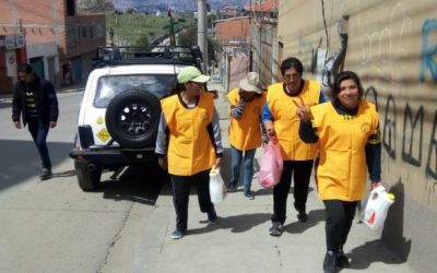 Trabalho solidário na Bolívia