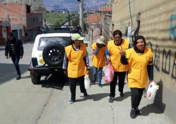 Trabalho solidário na Bolívia